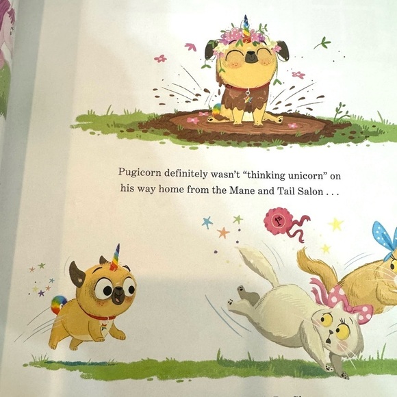 Set of 6 Scholastic Book Lot Gabby, Cat, Pugicorn, Rainbow Fish, Gingerbread Man - Picture 3 of 8